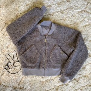 Gymshark x Whitney Reversible Jacket -Whitney Grey